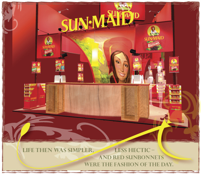 sunmaid booth design
