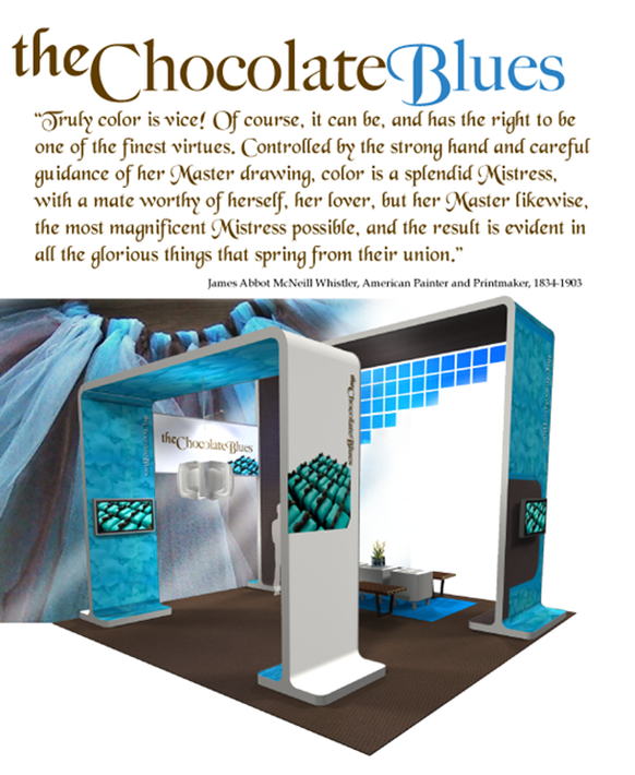 ChocolateBlue in Booth Design