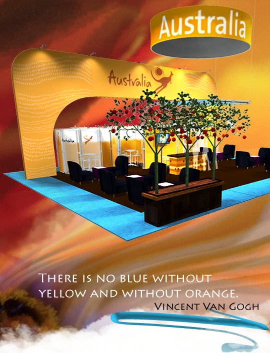 Orange Booth Design